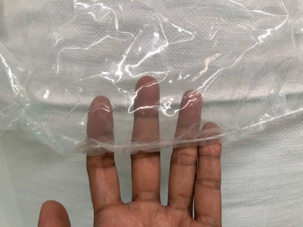 รูปตัวอย่างถุงพลาสติก LDPE Low density polyethylene