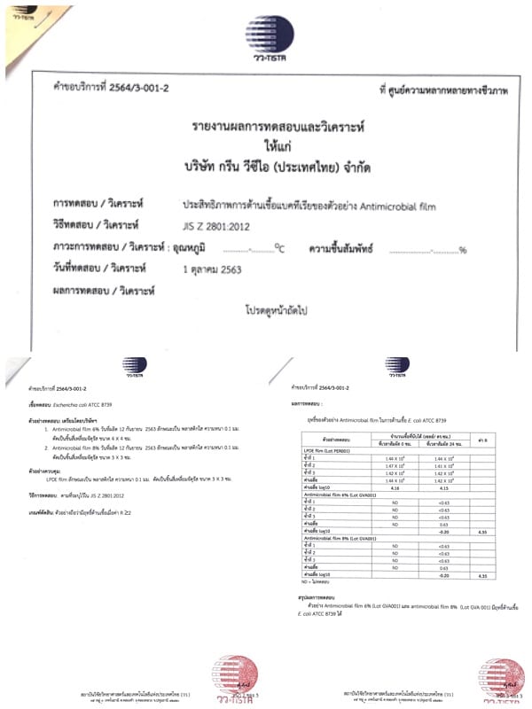 Antimicrobial Test Report_E.Coli